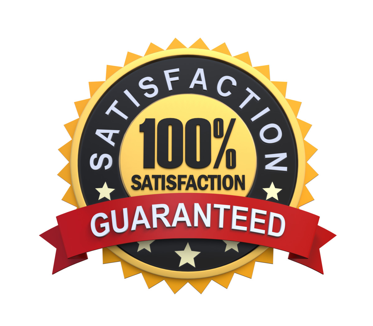 Satisfaction Guaranteed Label with Gold Badge Sign - The Chiropractic ...