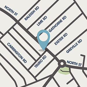 Southville Map - The Chiropractic Centre: Bristol